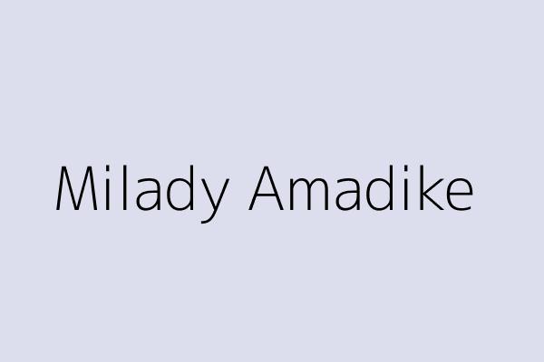 Milady Amadike